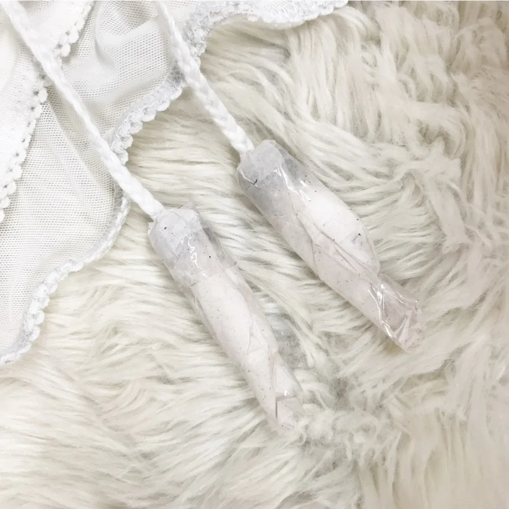 FREE PEOPLE Sheer White Lace Sequin Beaded Bodysuit XS Embroidered Boho Festival